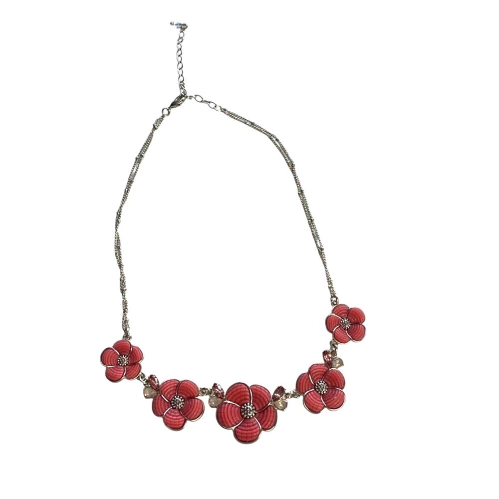 Vintage Napier‎ Gold Tone Floral Necklace With Matching Earrings 1960's Elegant